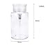 VNDEFUL 2PCS 100ml (3.5 oz) Nail Polish Remover Pump Dispensers, Empty Plastic Pump Dispenser Bottle with Flip Top Cap