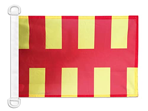 AZ FLAG Northumberland county Nautical Flag 18'' x 12'', County of Northd., England flags 30 x 45 cm, Banner 12x18 in for boat — image 1