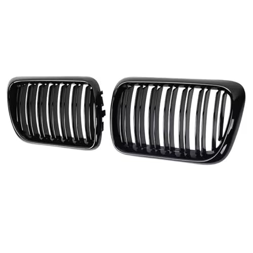 Calandre BMW E36 M3 double ligne en noir brillant pour modèles LCI de 1996 à 1999