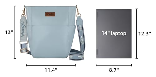 Image of Wrangler Large Crossbody Bag for Women Vegan Leather Cross Body Purse with Guitar Strap