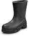 SR Max Summit, Unisex, Black, Pull On Style, Comp Toe, MaxTRAX Slip Resistant, Work Boot (8.0 W)