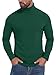 Sailwind Men's Lightweight Turtleneck Shirts Thermal Underwear for Men Green