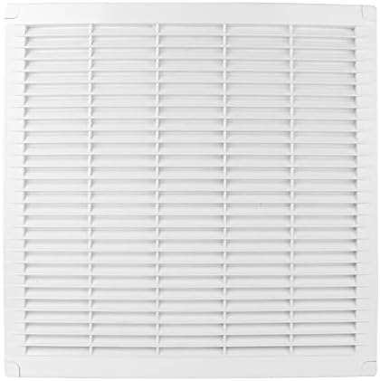 VONLIS® Kratka wentylacyjna kratka wentylacyjna kratka lamelowa ochrona przed owadami tworzywo sztuczne kwadratowa 200 x 200 mm antracyt/grafitowy