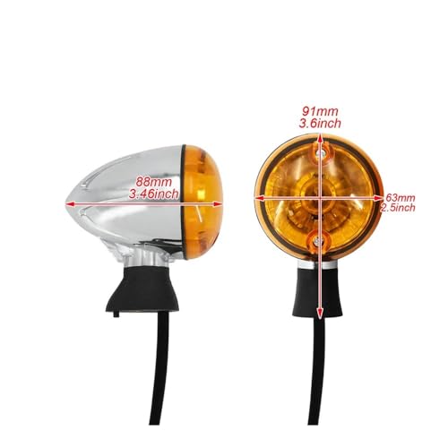 Clignotant arrière moto boîtier lampe indicateur direction Scout 2014-2021 - 5