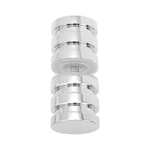 LIFKOME 浴室用ガラスドア埋込式取っ手 シルバー仕上げ 快適設計 簡単取付 片面プルハンドル 家 オフィス対応