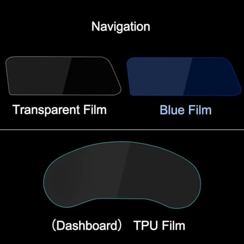Film d'écran navigation HD clair contre les rayures de console Mazda 3 BP