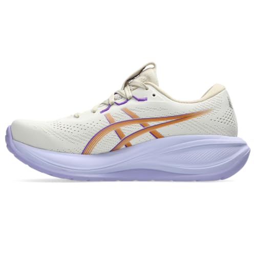 Image of ASICS Women's Gel-Cumulus 28 Running Shoes, 8, Oatmeal /Fresh AIR