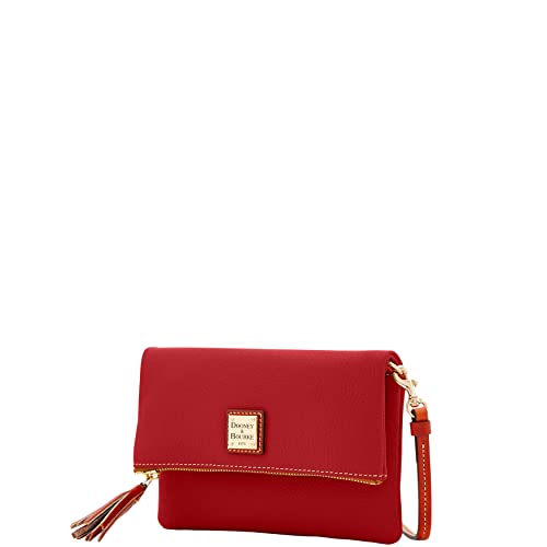 Image of Dooney & Bourke Women's Foldover Zip Crossbody, Small Handbag with Strap
