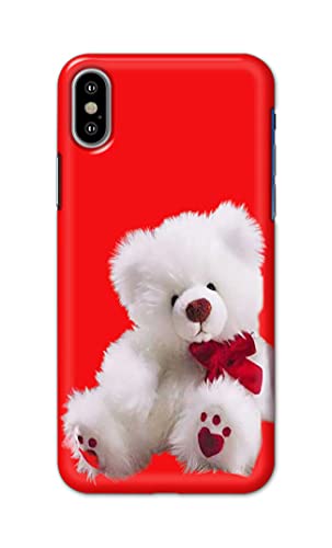 Image of Generic PRINTFIDAA Teddy Bear Love Romantic Valentines Day Dumbo Printed Designer Hard Back Case Cover for Apple iPhone X /iPhone 10 / iPhone Ten /iPhone Xs -(TI) MVN1001