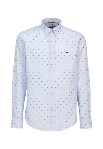 Chemise Harmont & Blaine en pur coton premium manches longues homme