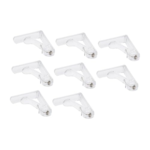 MAGICLULU 8piezas Pinzas para Manteles Abrazaderas Transparentes Sujetamanteles para Mesa