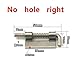 1PCS 304 Stainless Steel Loaded Hinge Security Spring Bolt Barrel Latch for Industrial Welding Distribution Cabinet Hardware(No Hole Right)