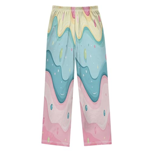ALAZA Cute Ice Cream Pajama Pants Long Sleep Pant Pajama Bottoms Elastic Waist with Pockets2