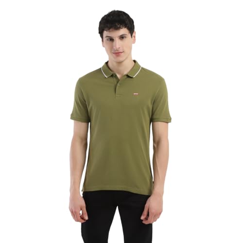 Image of Levi's Men's Pure Cotton Slim Fit Polo T-Shirt