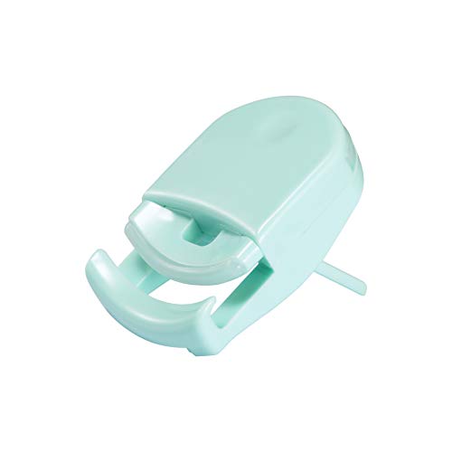 Eyelash Curler, Davocy Best Plastic Eyelashes Curler, Mini Cute Travel Eyelash Curler, Prosessional Eyelash Curler with Advanced Silicone Pressure Pad, Green