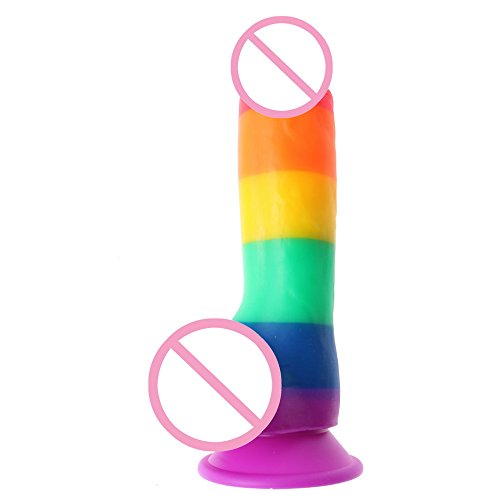 Clearance Sale Realistic Huge Dick Rainbow Dildo With Suction Cup Sex Toy For Woman Adult Game Erotic Products Gay Pride Female Faloimitator