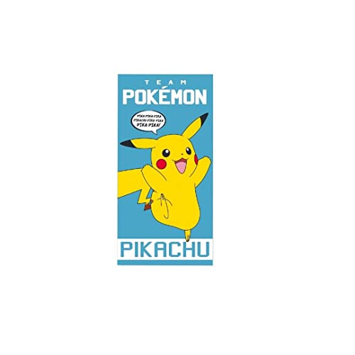 NEW IMPORT, POK-01, Toalla Playa Algodon 140x70cm de Pokemon