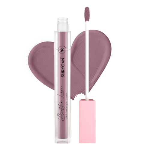 Image of Shryoan Butter Luxe Satin Matte Liquid Lipstick | Ultra Pigmented, Long-Lasting, Non-Transfer Formula, Smooth Lip Color, Weightless Finish, Silky Matte Finish (6ml) (Shade 14)
