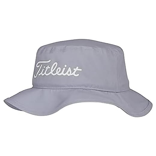 Titleist Golf Breezer Bucket Hat Gray/White