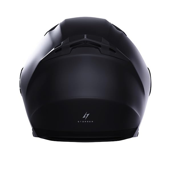 Kask motocyklowy/skuterowy otwarty STORMER Rival Black Matt, ECE 22.06 – blenda przeciwsłoneczna, przystosowany do montażu interkomu Bluetooth i wkładki Pinlock