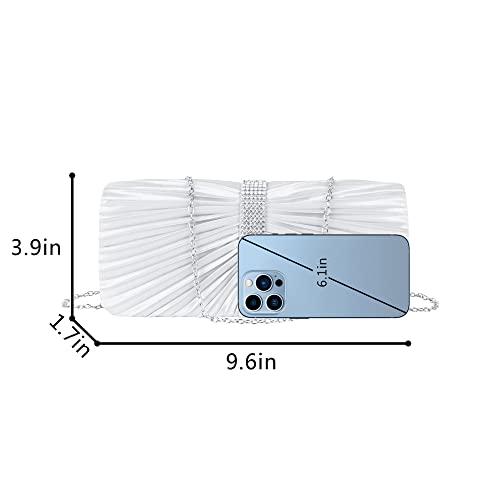 Image of Goclothod Evening Clutch Handbag Women Fashion Crossbody Shoulder Bag Chain Purse