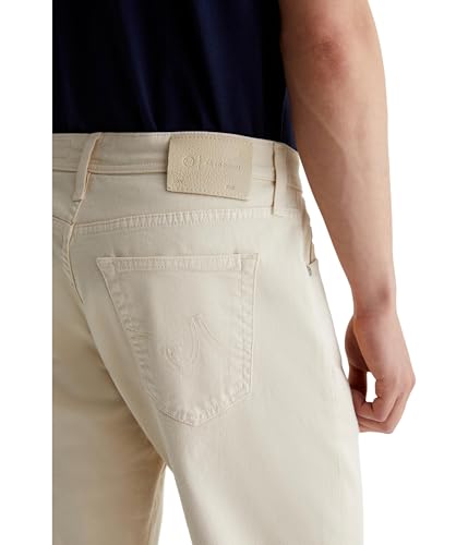 AG Jeans Men's Everett Slim Straight Jeans in 1 Year Ivory Cream 30 Inseam 324