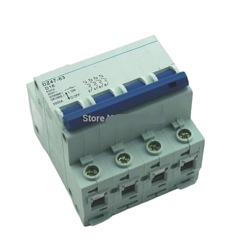 Disjoncteur 4P 16A Courbe C pour tableaux électriques triphasés 240V/415V