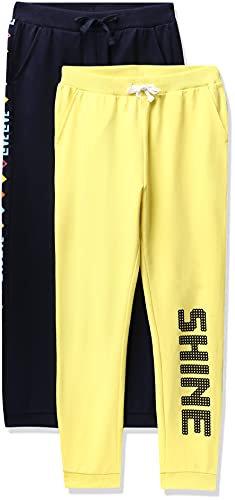 Image of Amazon Brand - Symbol Girl's Relaxed Casual Pants (SS21-SM-GJOG-PO2-671 Multi 1 7-8 Years)