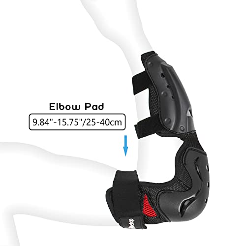 image for Webetop Elbow Pads Knee Pads Adults 4Pcs - 2 in 1 Protective Elbow Gua