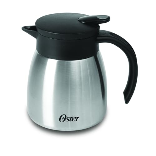 OSTER GARRAFA TÉRMICA EM AÇO INOX 500ML CASSELBECK – CORPO E CÁPSULA EM AÇO INOXIDÁVEL E T...