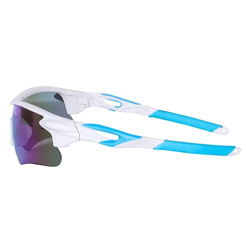 Image of Dervin Non Polarized Oversized Sports Sunglasses for Men Women, Outdoor Cricket Cycling Hiking Fishing Sunglasses
