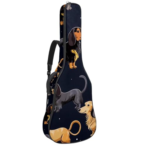 Housse guitare acoustique imperméable teckel protège votre instrument de la pluie