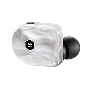 Master & Dynamic True Wireless hoofdtelefoon (3,5 uur batterijduur per lading, edelmetalen oplaadcase, IPX4) White Marble