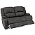 RecPro Charles 58" Powered Double RV Wall Hugger Recliner Sofa RV Loveseat from RecPro