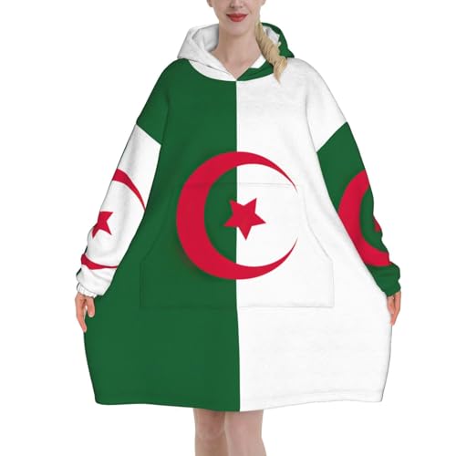 Couverture à capuche Algérie cadeau femme plaid peluche doux
