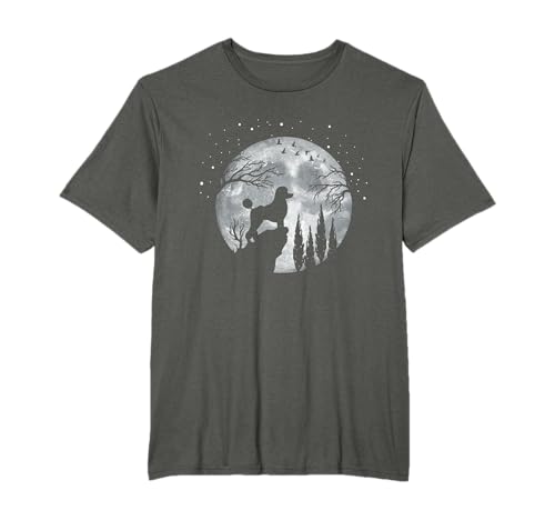 Vierbeiner Hund Hunderasse Poodle - Vollmond Pudel T-Shirt
