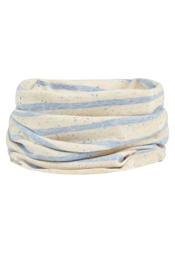Sterntaler Schlauchschal geringelt Unisex Kinder Schlupfschal aus weichem Melange-Jersey mit bunten Pünktchen elastisch und pflegeleicht Königsblau Größe 2