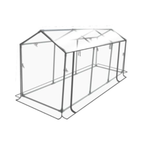 Image of Mini Greenhouse Easy Assembly Clear Tent for Backyard Outdoor Indoor Flowers 180cmx60cmx78cm
