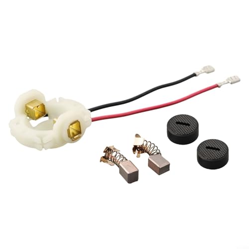 Juego de repuesto de cepillo de carbono con tapas de soporte para CB430 BHP460 BHR200 BGA452 reparación de motor de sierra de taladro de amoladora angular (tipo 2)