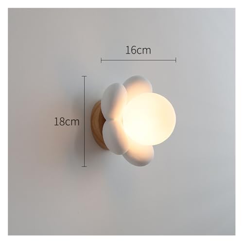 Lámpara de pared LED moderna e iluminación interior decorativa en estilo blanco 2