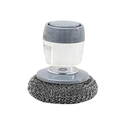 HARIRUP Stainless Steel Replaceable Wired Cleaning Scrubber Brush Pot Brush Dish Washing Brush with Plastic Handle Cleaning Tool (Pack of 1) (B0CVKXWRBH) Amazon Price History, Amazon Price Tracker