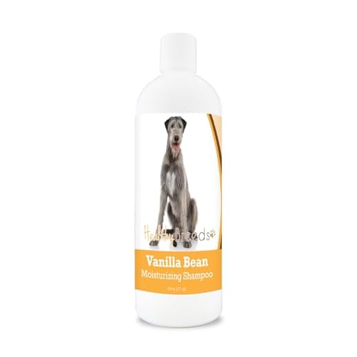 Healthy Breeds Irish Wolfhound Vanilla Bean Moisturizing Shampoo 8 oz