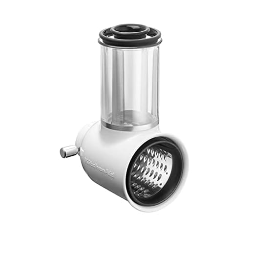 KitchenAid Tranchoir/Râpe à Cylindres pour Préparations Fraîches 5Ksmvsa pour Robot Pâtissier, Blanc