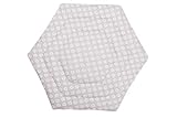 Die schöne Laufgittereinlage ist für alle 6-eckigen Laufgitter geeignet und lädt mit weicher Polsterung zum Spielen und Kuscheln ein. Durchmesser 124 cm