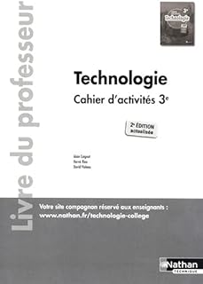 Technologie - Cahier d'activités 3ème - Professeur - 2021