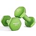 SONGMICS Hanteln, 2er Set, 2 x 2 kg, Hantelset, Kurzhanteln, Hexagon, Neopren-Beschichtung, Krafttraining, Workout, Fitnesstraining, für Zuhause, limonengrün SYL904C01 SONGMICS günstig Kaufen-SONGMICS Hanteln, 2er Set, 2 x 2 kg, Hantelset, Kurzhanteln, Hexagon, Neopren-Beschichtung, Krafttraining, Workout, Fitnesstraining, für Zuhause, limonengrün SYL904C01