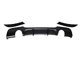 bmw 335i limousine m paket  DM Autoteile Sport-Performance Diffusor Schwarz passt für E90 E90 335i/d Duplex M-Paket