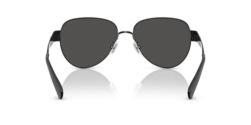 Image of Coach womens Hc7186 Aviator Sunglasses
