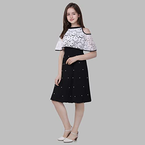 Image of Sheetal Associates Girls Midi Knee Length Half Sleeve Casual Dress