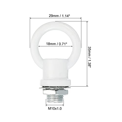 PATIKIL 15kg Load 18mm ID M10 Lamp Female Loop Holder - Image 2